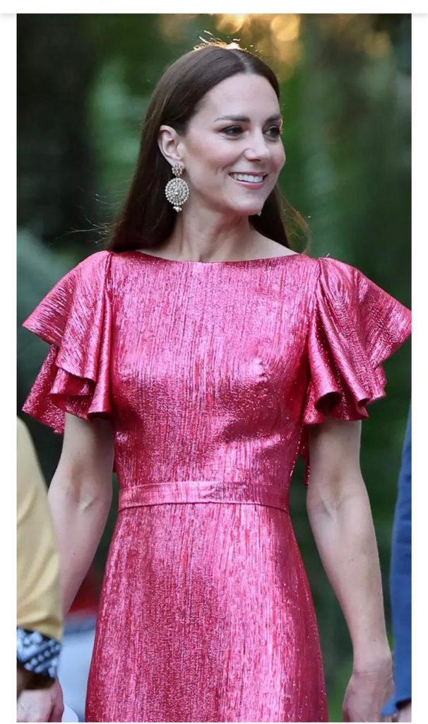 Kate wearing Onitaa earrings