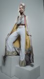 Chickenkaari cullots with silver metallic halter