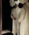 Ivory all over embroidered sherwani