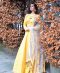 Lemon yellow lehnga with gotta work