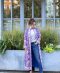 Purple embroidered kashmiri jacket