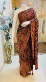 Kashmiri Hand Embroidery Saree 1108
