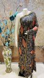 Kashmiri Hand Embroidery Saree 1112