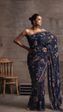 Hand Embroidered Sequence Saree