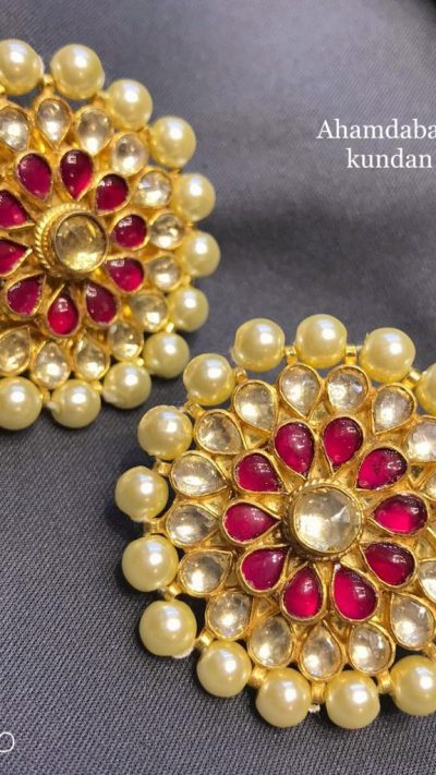 Ahamdabadi Kundan Earring