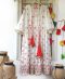 All over embroidered kurta with crushed dupatta