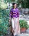 Benarasi jacket with satin styled trousers