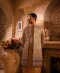 Short Front Open Mirror Embroidered Sherwani