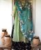 Green kurta with black printed skirt and embrodered dupatta