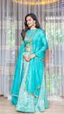 Mint Green Benarasi lehnga
