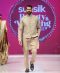 Mushroom Waistcoat paired with Plain Trouser and Kameez