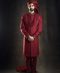 burgundy sherwani for the groom