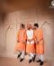 kurta pajama set paired with jacket
