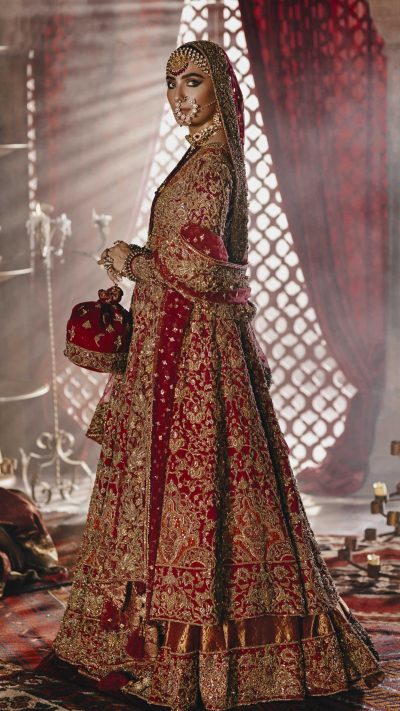 lehnga in pure atlas jamawar