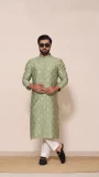 Dazzling Embroidered Mens Kurta