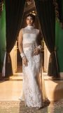 Gown with Azaar pant and Net Dupatta
