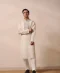 Off-White Embroidered Kurta
