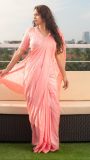 Pink Saree by Ritika