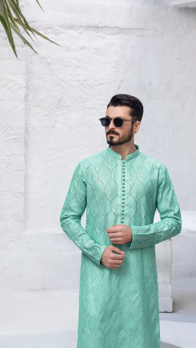 STUNNING MINT GREEN KURTA