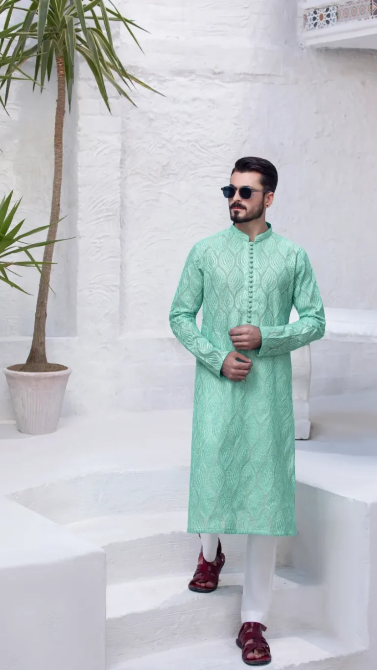 Stunning Mint Green Kurta