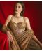 Saree in Organza with corset blouse in silk dupion