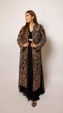 black hand embroidered jacket