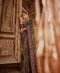 Garden of Gold Navy Saree by dareaab