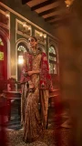 Light Gold Georgette Saree by dareaab