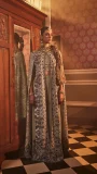 Ocean Green Long Cape by Dareaab