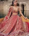Red Lucknowi Chikan Kari Bridal