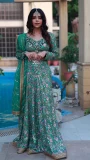 Sage Green Embroidered 3-Piece Set by Huma Adnan