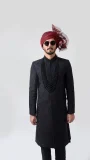 BLACK SHERWANI FOR DISCTINCTION