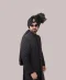 HEAVY MOTIF EMBROIDERED BLACK SHERWANI