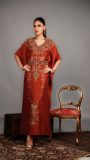 Deep Maroon Kaftan