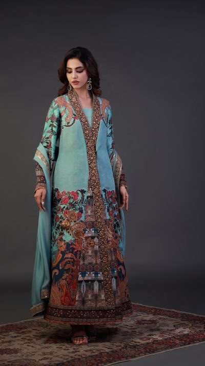 Front-Open Long Jacket