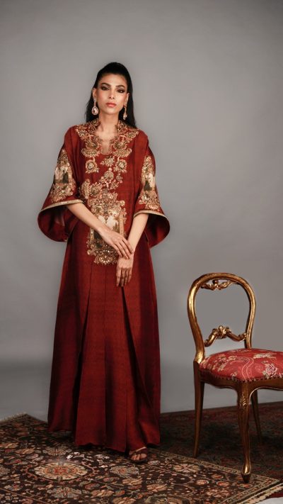 maroon Kaftan