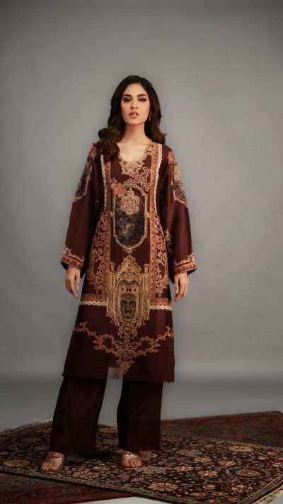 Mid-Length Silk Straight Shirt