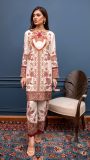 Printed Silk Shirt with Pant