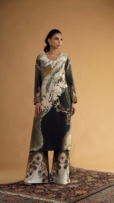 Straight-Cut Long Kurta