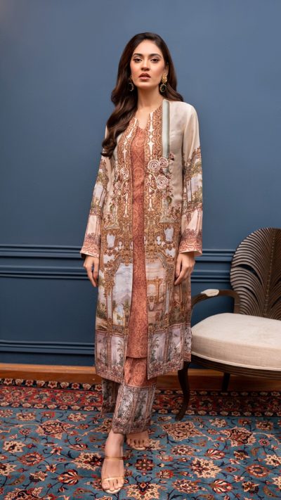 Stunning Shirt Inner and Pant Set