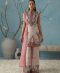 Baroque & Mughal Floral Print Sleeveless Kurta with Printed Trousers