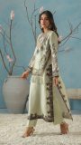 Green Baroque & Paisley Print Kurta