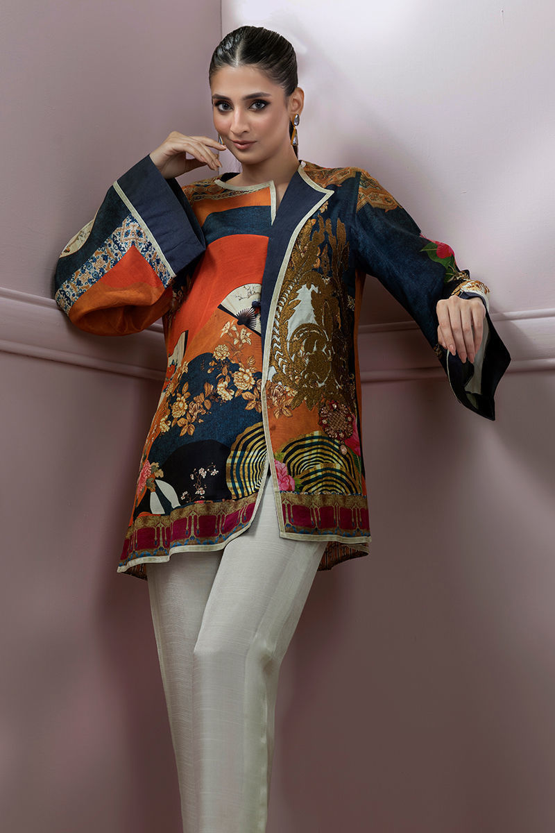 structured jacket style top