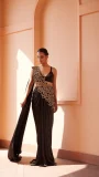 black concept drape saree