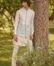 Beige silk Mens Waitcoat