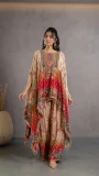 Crepe Silk Kaftan Set