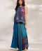 Cobalt Flared Top & Trousers Set