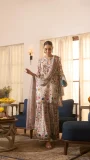 Printed Crepe Silk Sharara Set